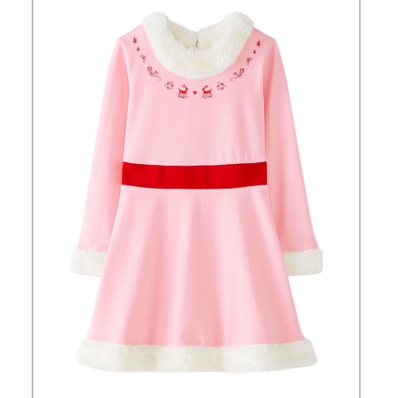 Kids Warner Bros Discovery Jovie Elf Costume Dress Size 10 girls pink